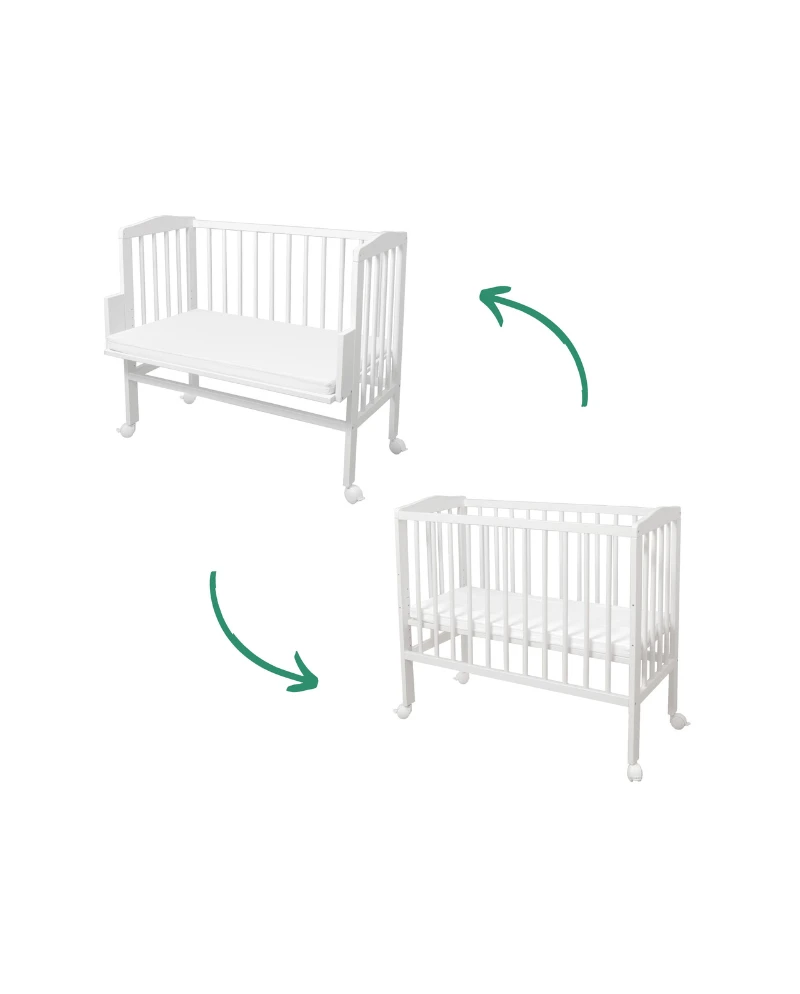 BEDSIDE/SIDOSÄNG MED MADRASS 50% RABATT