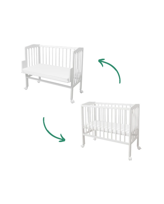 BEDSIDE/SIDOSÄNG MED MADRASS 50% RABATT