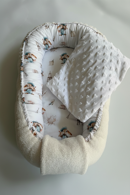 BABYNEST TEDDY OCH BAMBU - KONSTNÄRSKANIN
